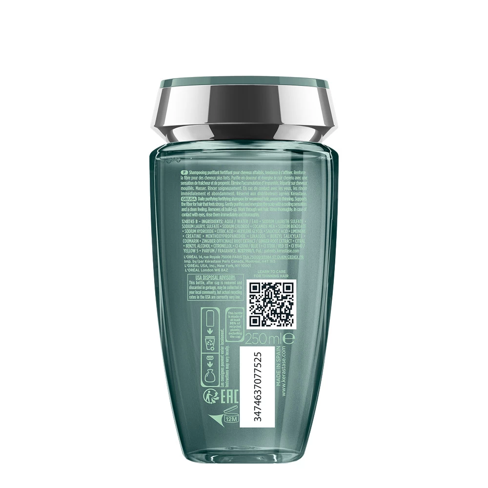 Bain De Force Quotidien Genesis Homme Kérastase 250ml 2 Bain De Force Quotidien Genesis Homme Kérastase 250ml – Image 2