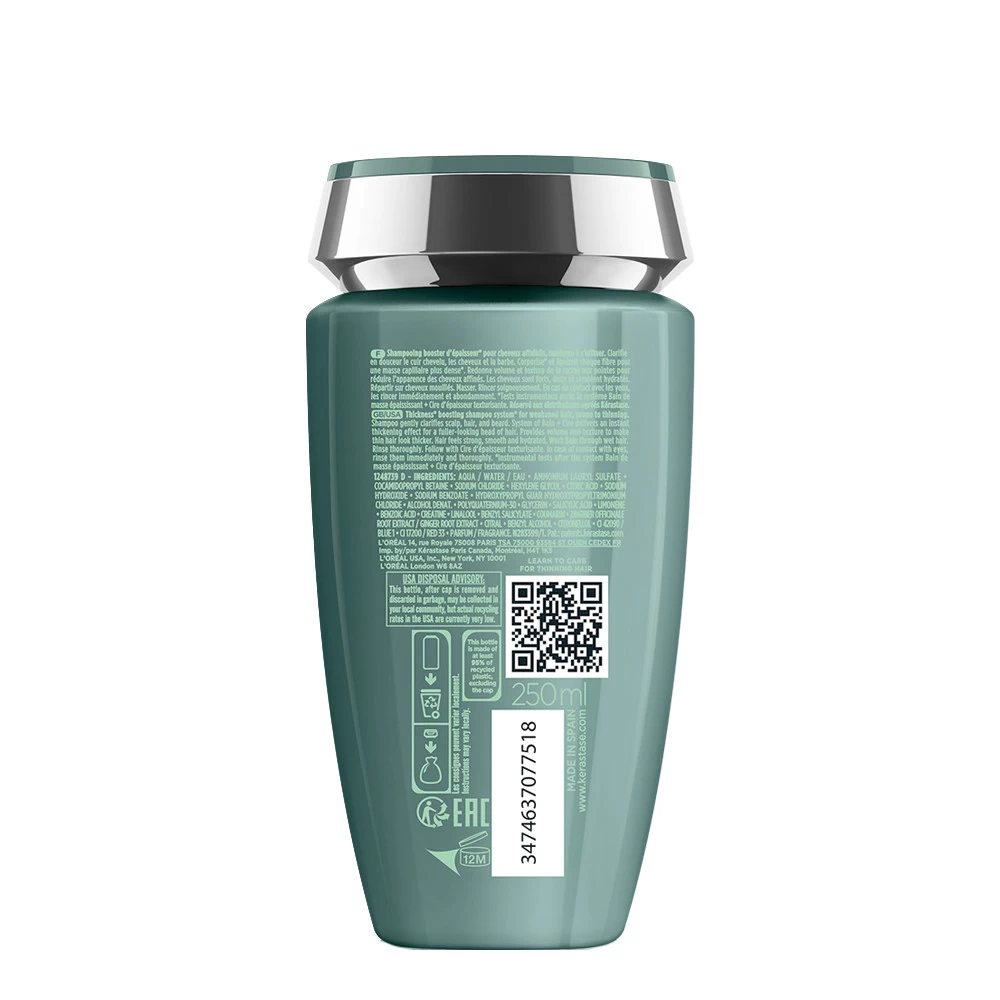 Bain De Masse Épaississant Genesis Homme Kérastase 250ml 2 Bain De Masse Épaississant Genesis Homme Kérastase 250ml – Image 2