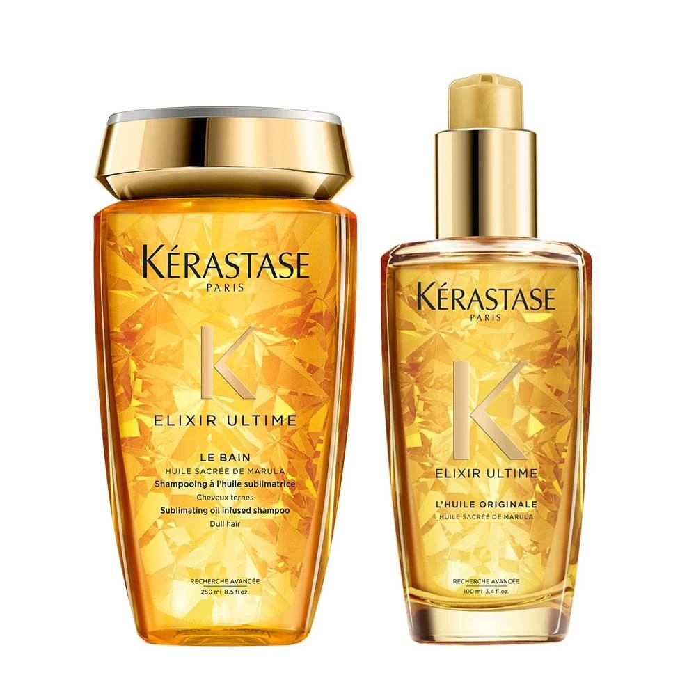 Duo Bain Et Huile Originale Elixir Ultime Kérastase 1 Duo Bain Et Huile Originale Elixir Ultime Kérastase