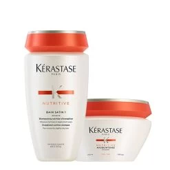 Duo Bain Satin 1 Et Masquintense Cheveux Fins Kérastase