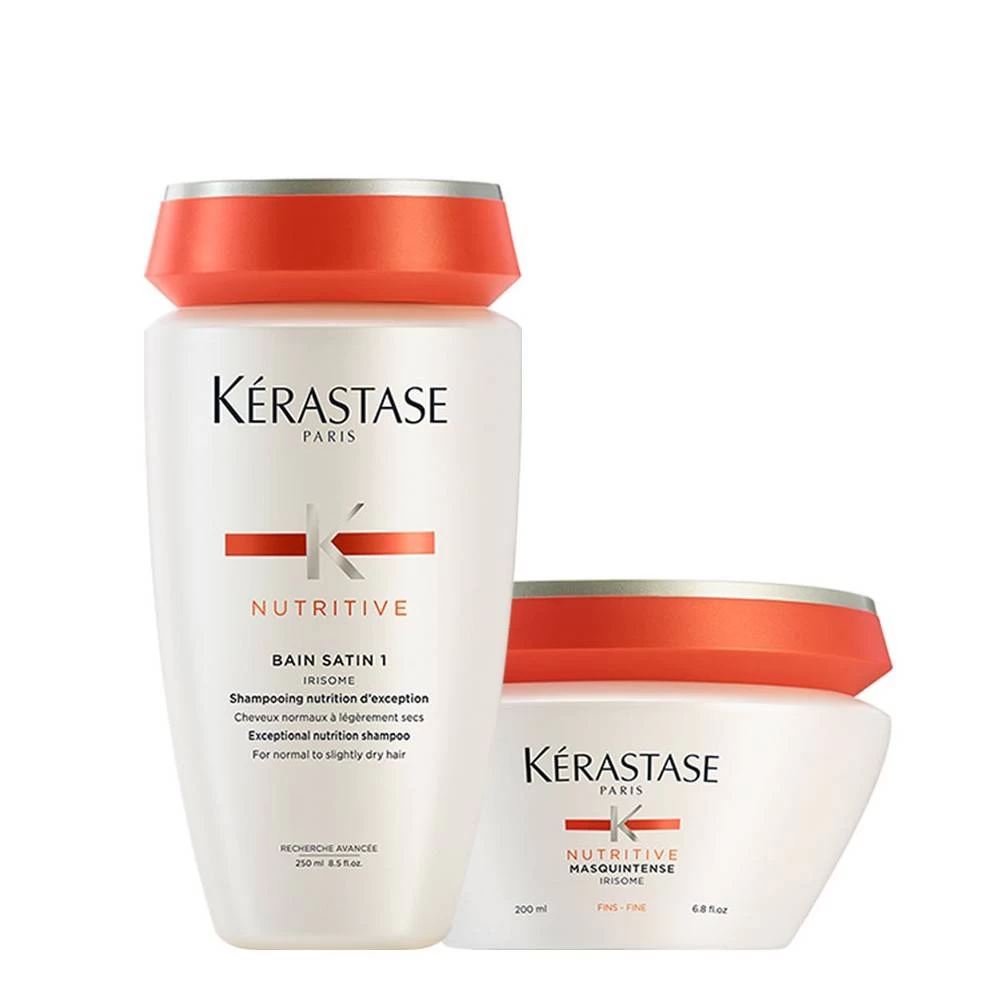 Duo Bain Satin 1 Et Masquintense Cheveux Fins Kérastase 1 Duo Bain Satin 1 Et Masquintense Cheveux Fins Kérastase