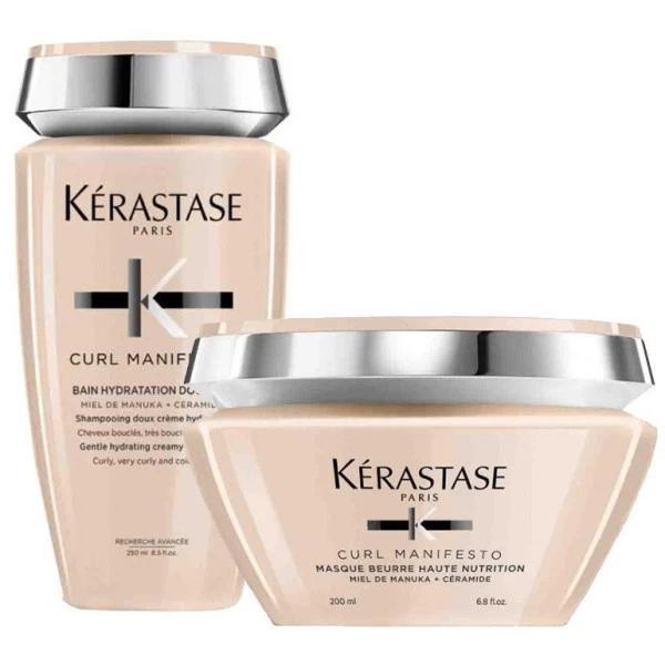 Duo Cheveux Bouclés/ondulés Curl Manifesto Kérastase 1 Duo Cheveux Bouclés/ondulés Curl Manifesto Kérastase