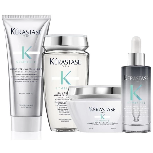 Routine Anti-pelliculaire Cuir Chevelu Gras Symbiose Kérastase 1 Routine Anti-pelliculaire Cuir Chevelu Gras Symbiose Kérastase