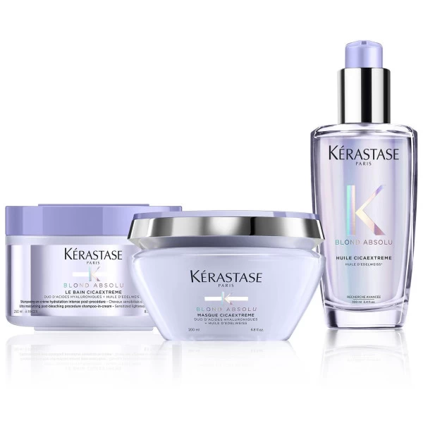 Routine Cicaextrême Blond Absolu Kérastase 1 Routine Cicaextrême Blond Absolu Kérastase
